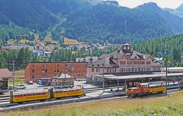 railway station pontresina