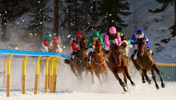 St Moritz Horse Race, Frozen Lake