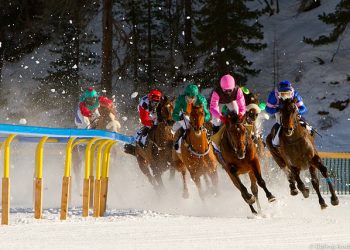 St Moritz Horse Race, Frozen Lake